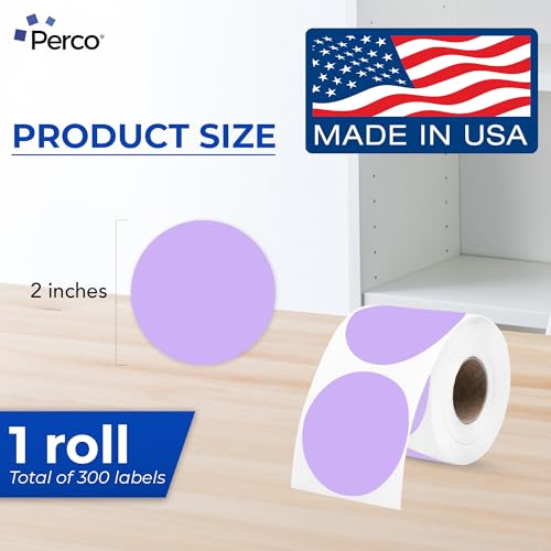Purple Thermal Labels (Purple / 300 Stickers)