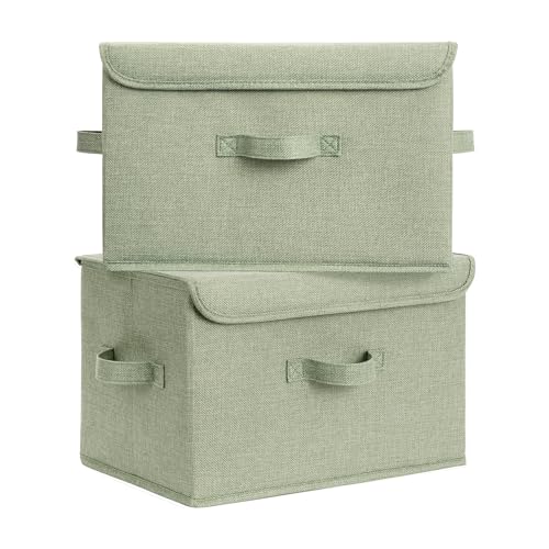 Memory Keepsake Storage Box (Sage Green / Large-2 Pack)