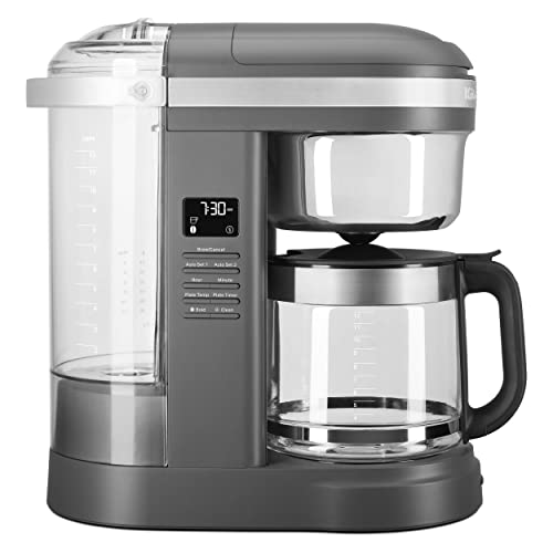 12 Cup Drip Coffee Maker (Matte Grey / 12 Cup Drip Coffee Maker with Warming Plate)