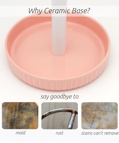 Paper Towel Holder Countertop (Cute Pink)