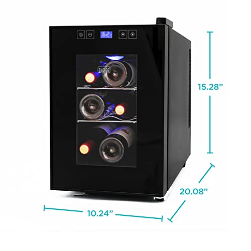 6 Bottle Thermoelectric Wine Cellar (6 Bottles / Clear Glass Door)