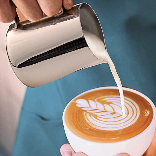 Zulay Premium Gift Milk Frother Set (Winter White / Gift Box Frother)