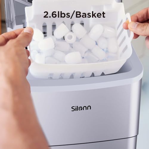 Ice Makers Countertop (Silver / 26lbs)