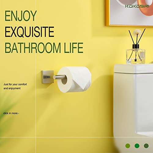 Toilet Paper Holder Tissue Paper Dispenser for Bathroom Toilet Roll Holder Brushed Nickel Stainless Steel B2005BR