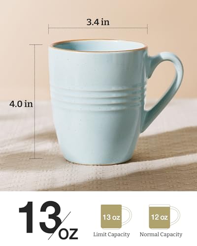 Jupiter Coffee Mugs Set of 8 (8pcs / Jupiter-Light Blue)