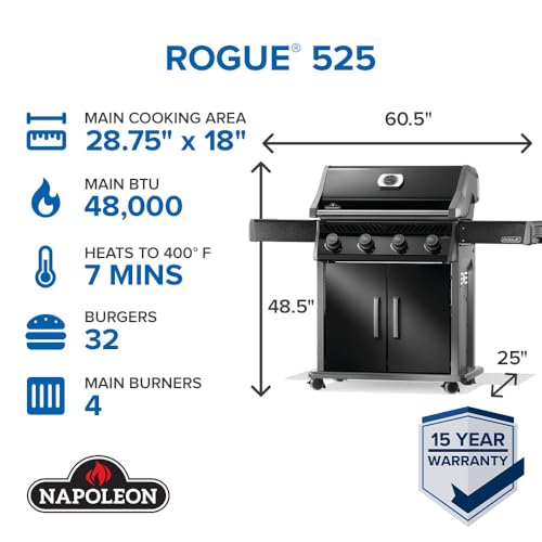 Rogue 525 4 Burner Natural Gas Grill
