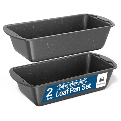 Nonstick Loaf Pan Set Pack of 2 (2 Count)