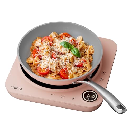 Portable Induction Cooktop (Light pink)