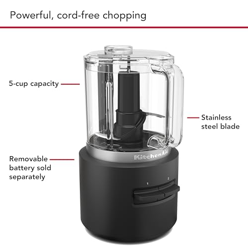 Go Cordless Food Chopper (Black Matte)