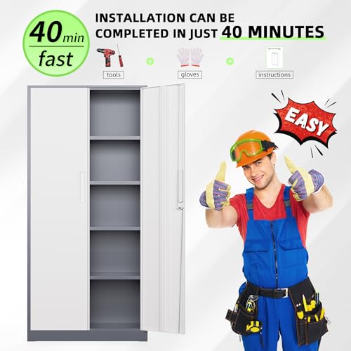 Storage Cabinet (New Grey / 71")
