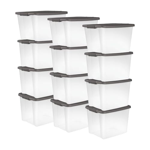12 Pack 50 Quart ShelfTotes (50 Quart Tote / 12 Pack)