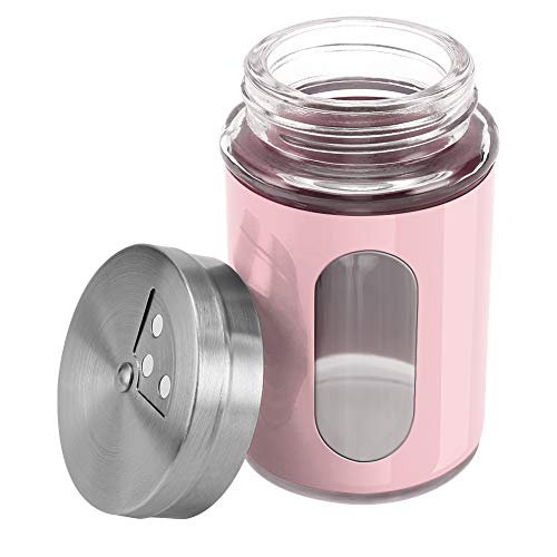 2pcs Salt and Pepper Shakers (Pink)