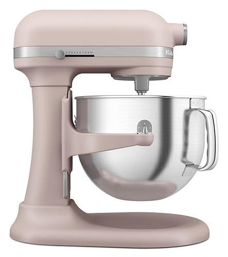 7 Quart Bowl Lift Stand Mixer with Accessories (Feather Pink)