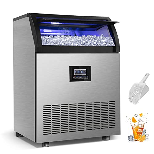 Commercial Ice Maker Machine 250LBS (Clear Ice Cubes - 250LBS/24H)