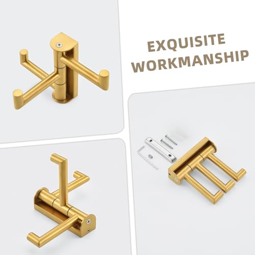 Brushed Gold Towel Hook (1 Pack / Brushed Gold)