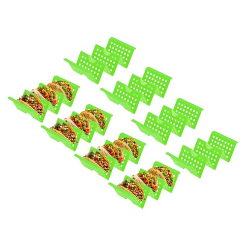 8 Pcs Taco Holder Stand (Green)