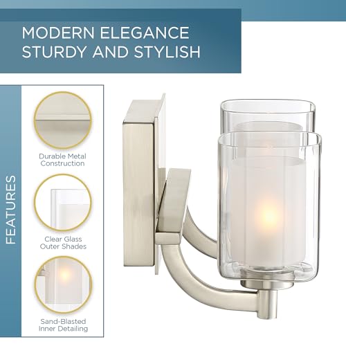 Kolt 13" LED Vanity Light (2-Light / Brushed Nickel)