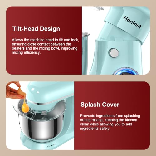 4QT Electric Stand Mixer (Blue)