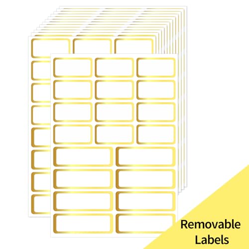Gold Labels Stickers
