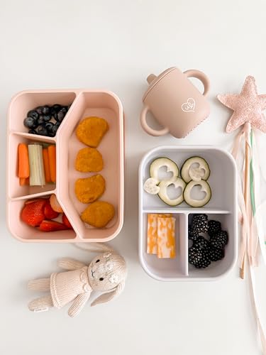 Leak Proof Square Bento Box Food (Peach)