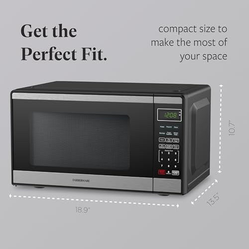 0.9 Cu. Ft Countertop Microwave Oven (0.9 Cu. Ft / Stainless Steel)