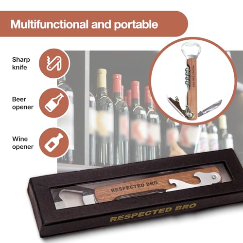 Multifunctional Corkscrews Wine Opener with Foil Cutter and Bottle Opener