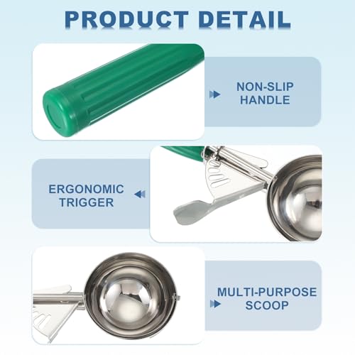 2 Pcs Cookie Scoops Ice Cream Scoop w