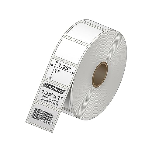 1.25" x 1" Thermal Labels (5520 Count)