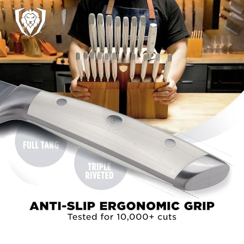 18 Pc Colossal Knife Block Set (18-Pc / Glacial White)