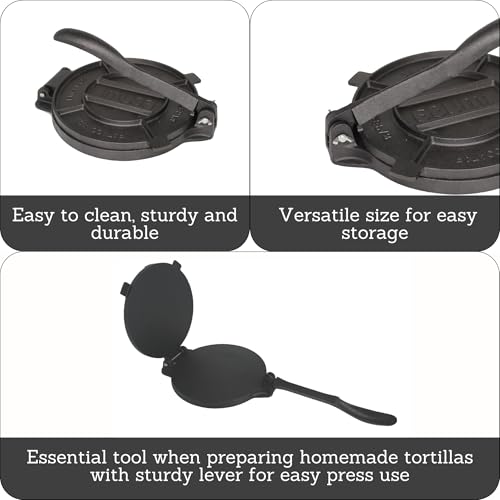 USA Tortilla Press (Cast Iron / 8 Inch)