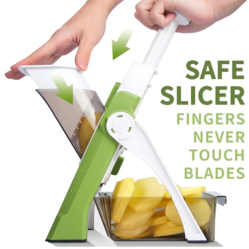 Safe Mandoline Slicer (Green)