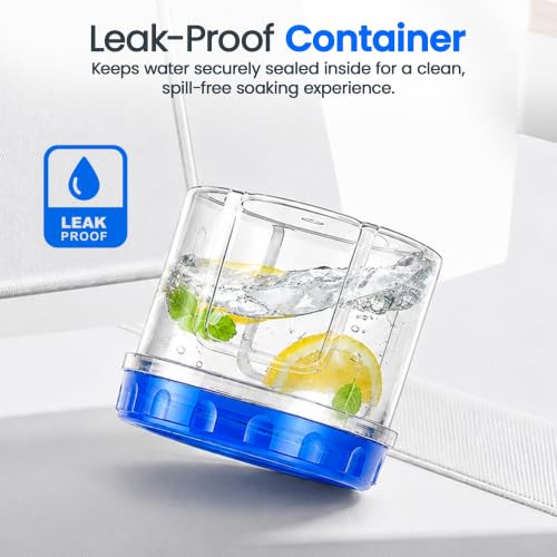 Freezer Storage Containers with Lids (12 PACK - 16 OZ - BLUE)