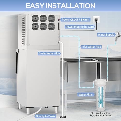 Commercial Ice Maker Machine 560Lbs