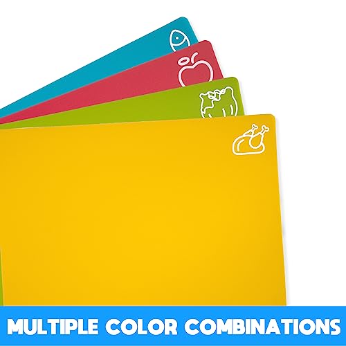 5 Pieces Flexible Cutting Boards with Hanging Hole (Hanging Hole / 5PC)