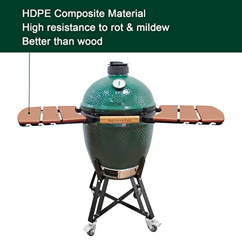 Side Shelves Upgrade Plus Big Green Egg Accessories (Plus XL3 Side Shelves)