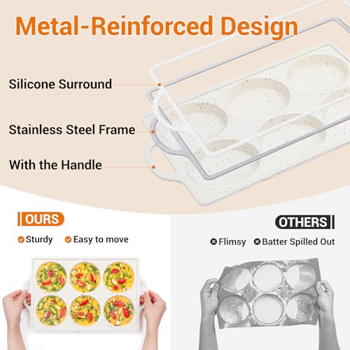 Muffin Top Pan Non Stick (Muffin Top Pan Jumbo 4": 2pcs)