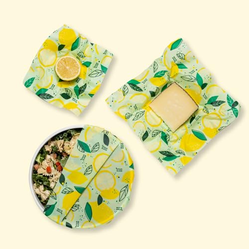 Beeswax Food Wraps (Fresh Squeeze / Small, Medium, Large)