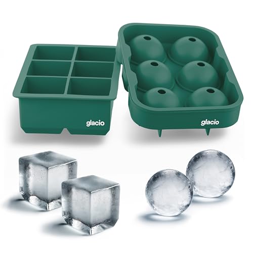 Silicone Ice Cube Trays with Lids (2 Count)