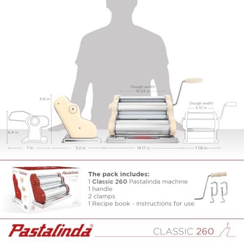 Classic 260 Pasta Maker Machine (Cream)