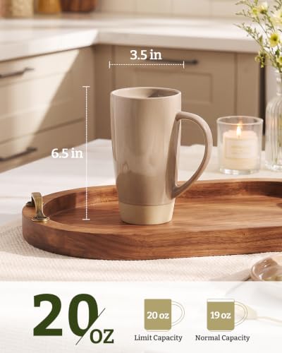 Milkyway Coffee Mugs (Milkyway-Cinnamon Brown and Dark Gray / 2pcs)