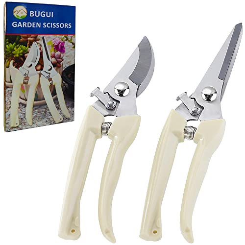 Garden Shears Set of 2 (Straight+Bypass)