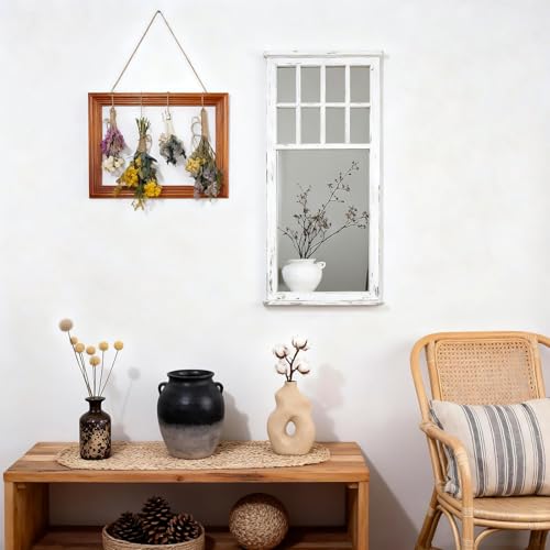 Boho Farmhouse Herb & Flower Drying Rack (Photo Frame Flower Decorative Stand)