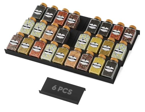 Spice Drawer Organizer (6 Count)