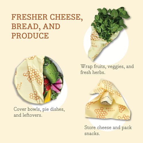 Beeswax Food Wraps (5 Count)