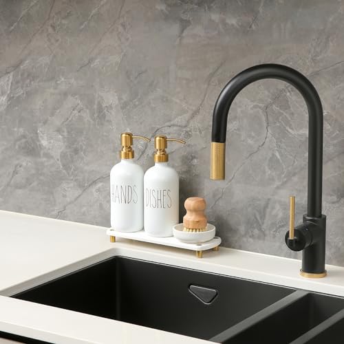 Soap Dispenser Set Comes with Stainless Steel Pumps (4 Count)
