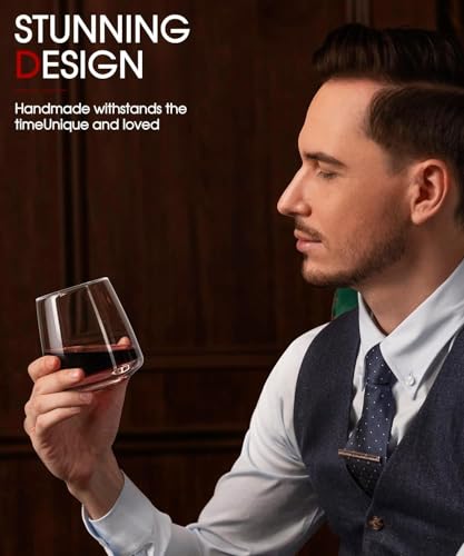 Wine Glasses Set (Set of 4-13.5 oz)