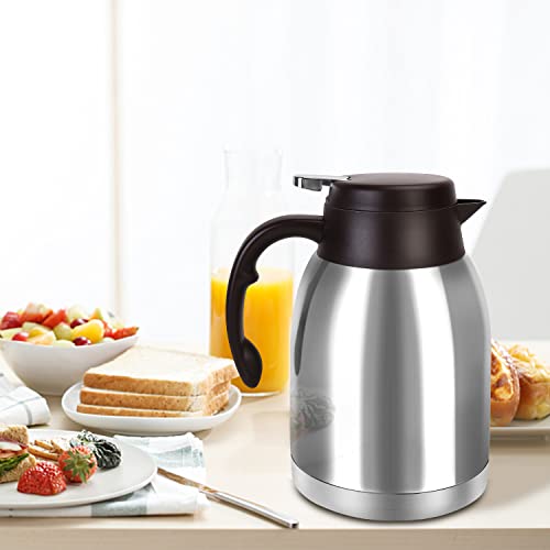 54oz Thermal Coffee Carafe (Silver)