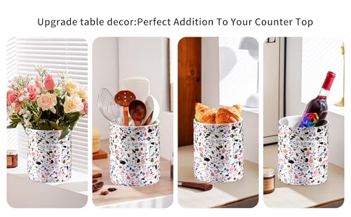 Kitchen Utensil Holder (Pink Terrazzo)