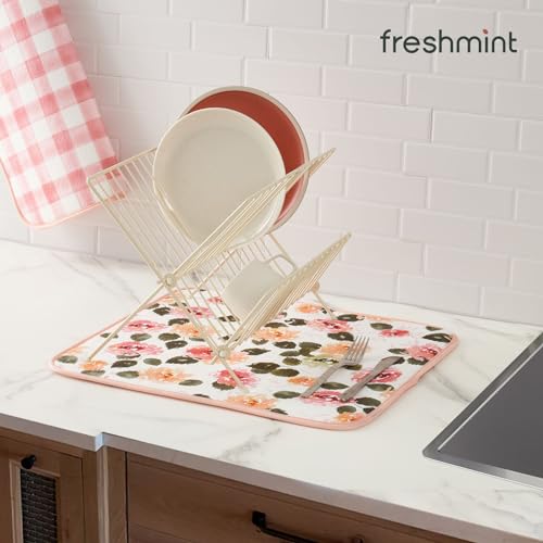 Dish Drying Mats 2 Pack (16''X18'' / Cottage Floral)