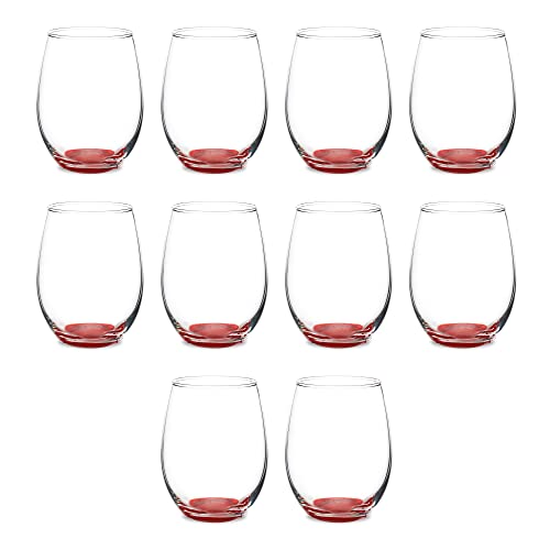 Stemless Wine Glasses in Bulk by ARC Perfection (10 Count)